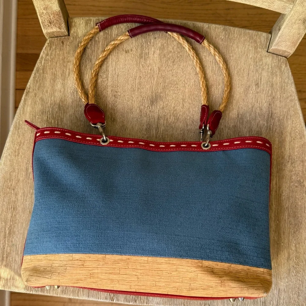 Rare Vintage Isabella Fiore “Let’s Cruise” Beaded Tote Bag – 1990s - Picture 5 of 11